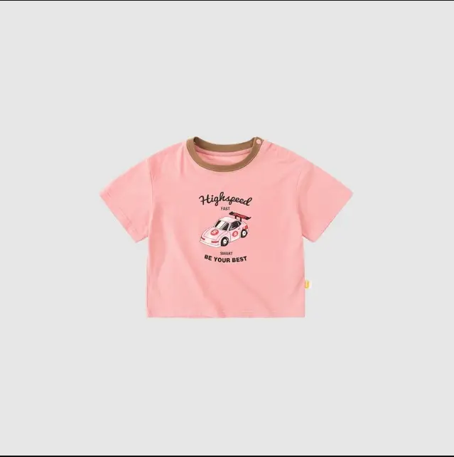 Dudu Jia Baby T-shirt Red White Short Sleeve - Image 12