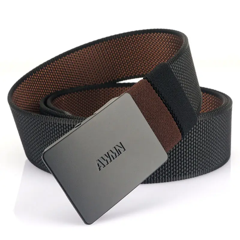 Double Face Nylon Belt Men Women Adjustable Buckle - Image 10
