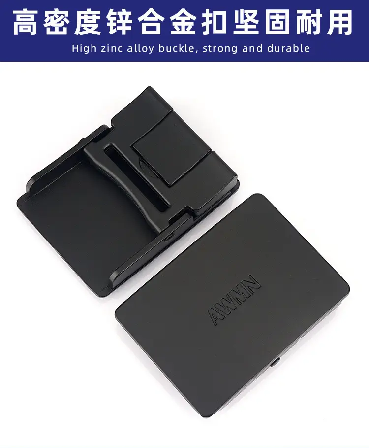 Double Face Nylon Belt Men Women Adjustable Buckle — feature 8