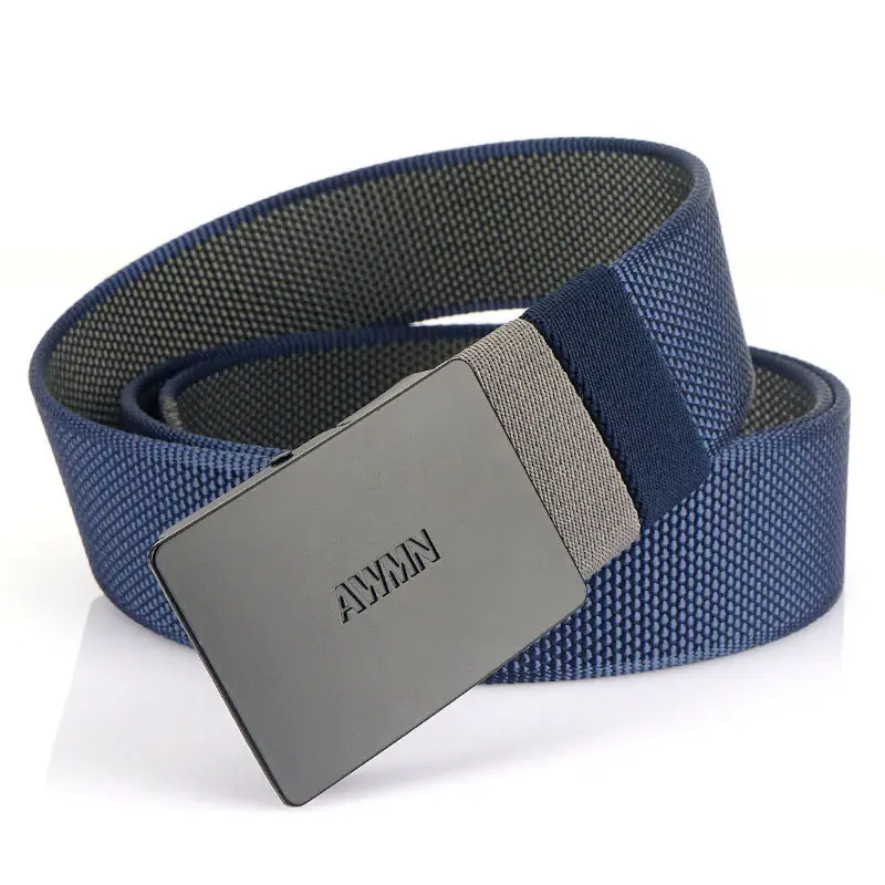 Double Face Nylon Belt Men Women Adjustable Buckle - Image 2