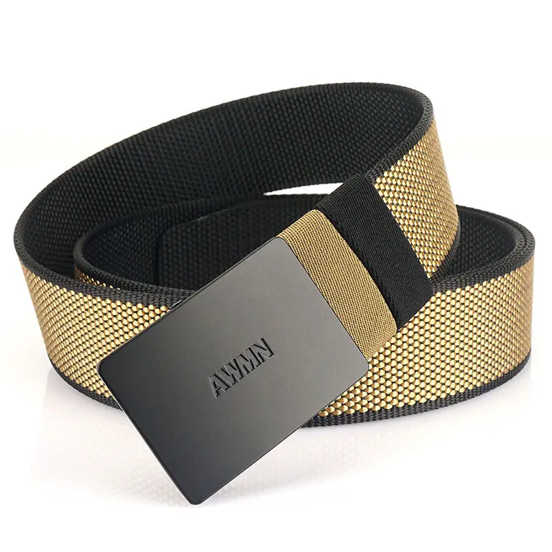 Double Face Nylon Belt Men Women Adjustable Buckle - Image 3