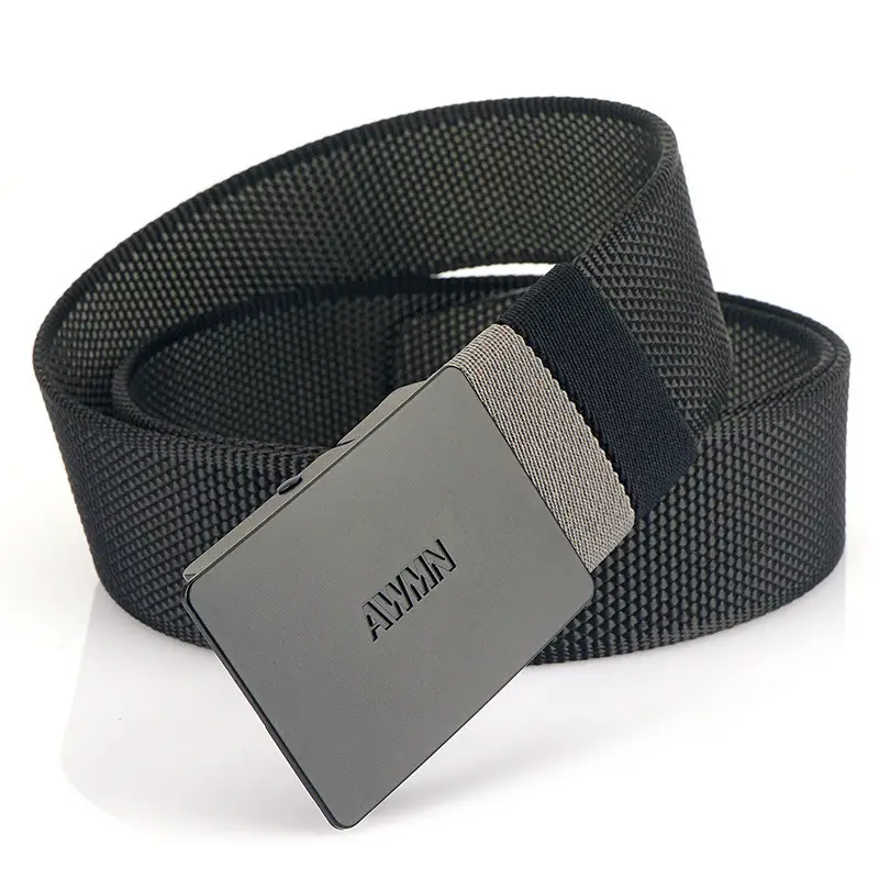 Double Face Nylon Belt Men Women Adjustable Buckle - Image 4