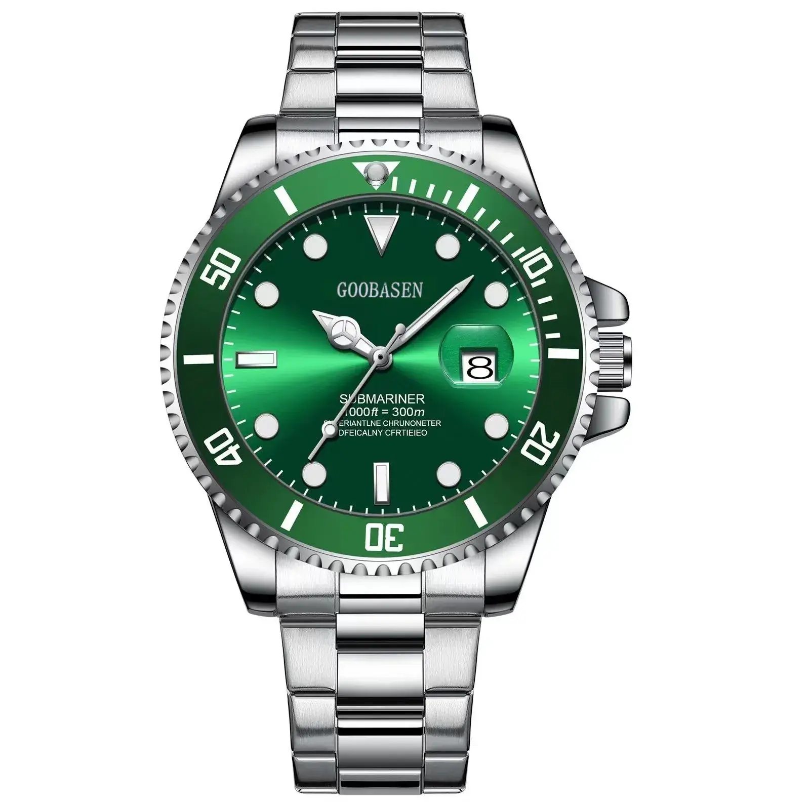 Gubaisen Men's Water Resistant Chronograph Watch with Calendar - Image 13