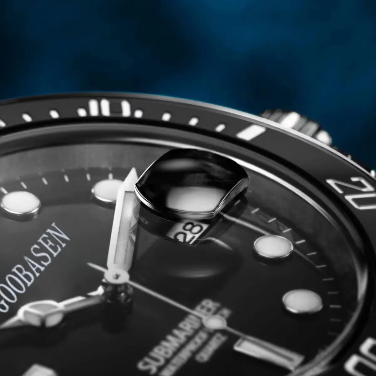 Gubaisen Men's Water Resistant Chronograph Watch with Calendar — feature 10