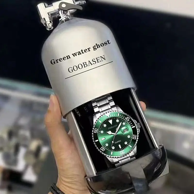 Gubaisen Men's Water Resistant Chronograph Watch with Calendar — feature 17