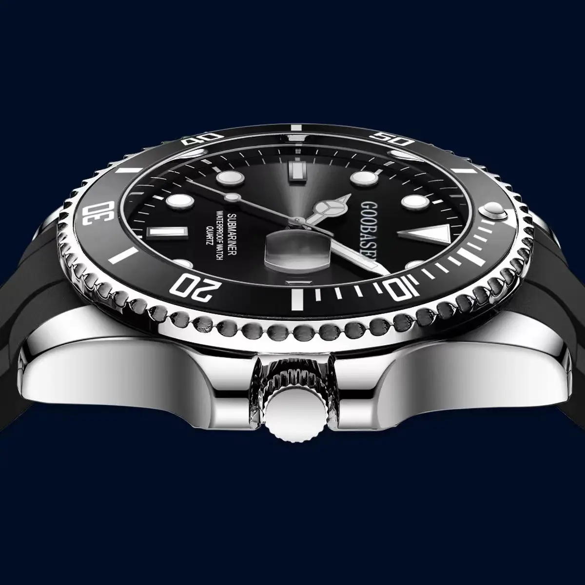 Gubaisen Men's Water Resistant Chronograph Watch with Calendar — feature 9