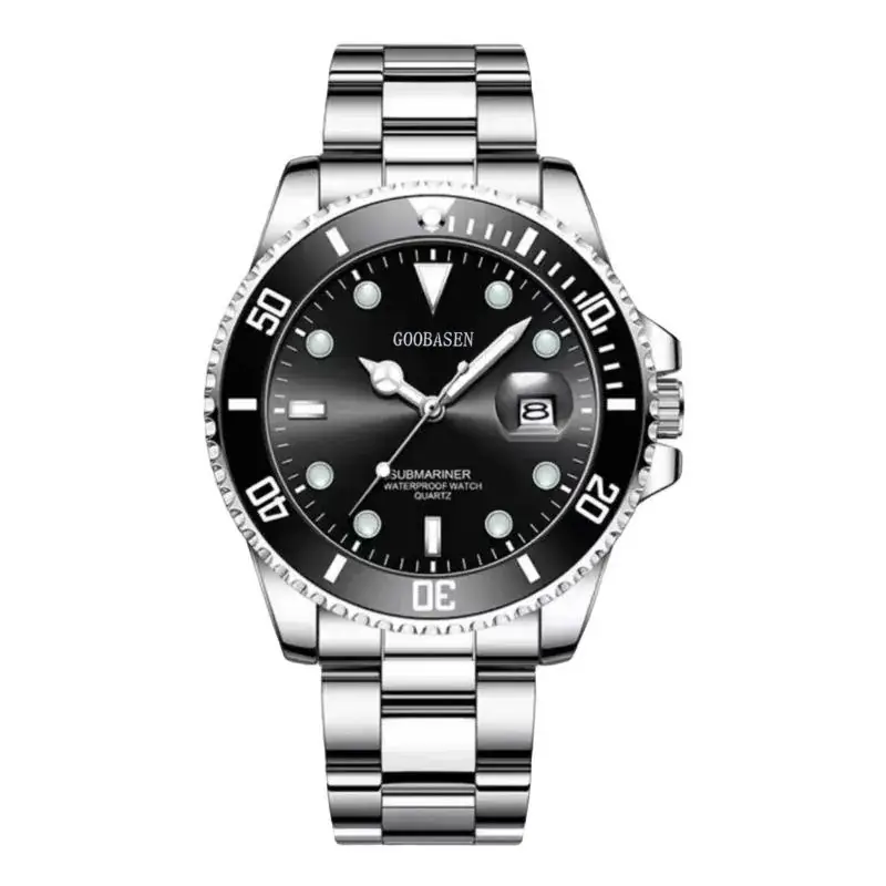 Gubaisen Men's Water Resistant Chronograph Watch with Calendar - Image 2