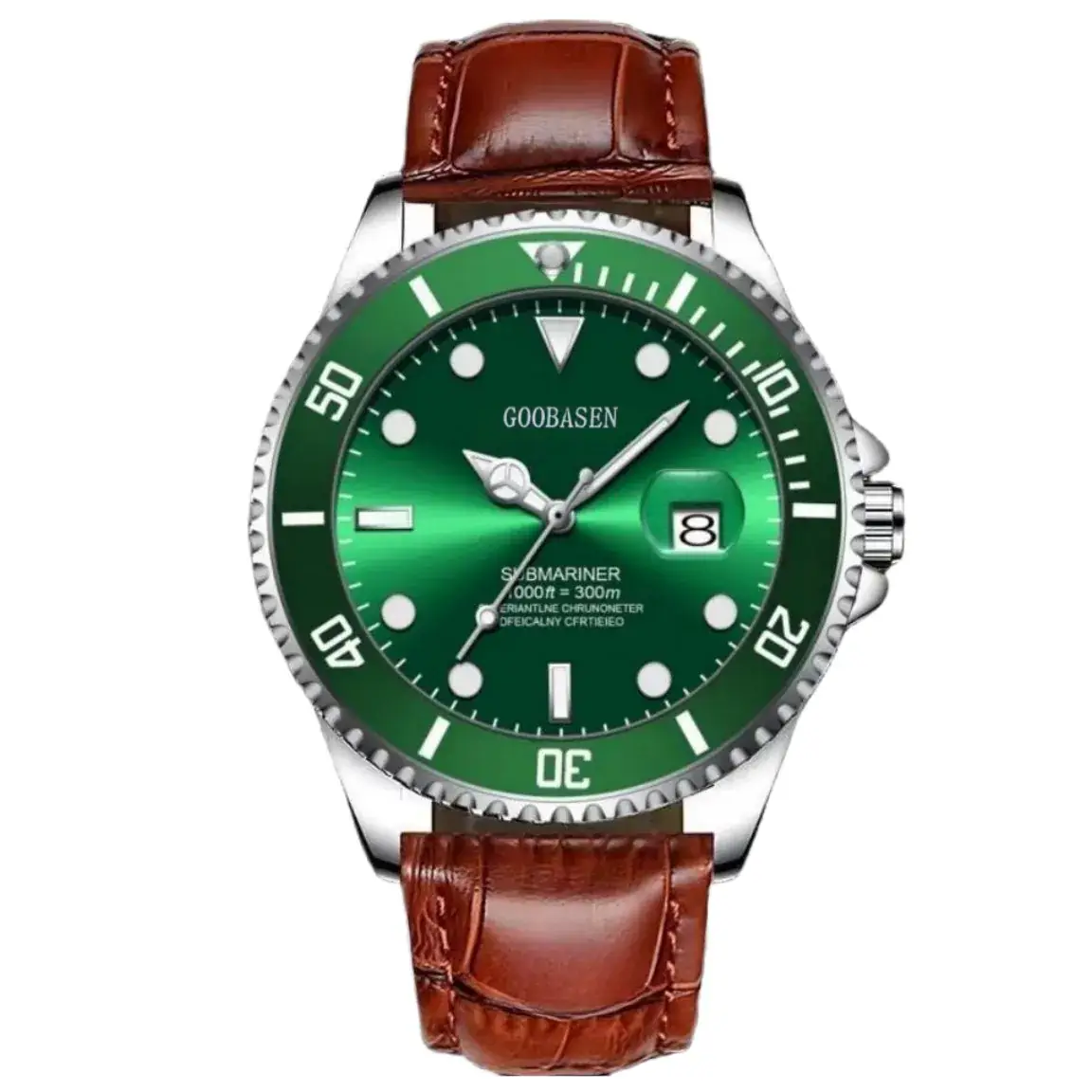 Gubaisen Men's Water Resistant Chronograph Watch with Calendar - Image 7