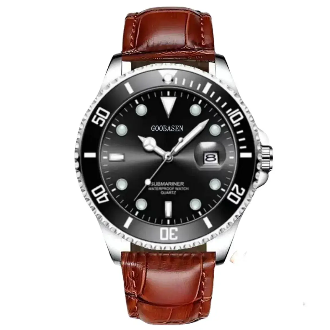 Gubaisen Men's Water Resistant Chronograph Watch with Calendar - Image 8