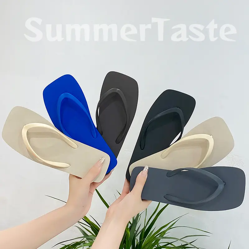 2025 Japanese Style Flip Flops Women Summer Solid Color - Image 9