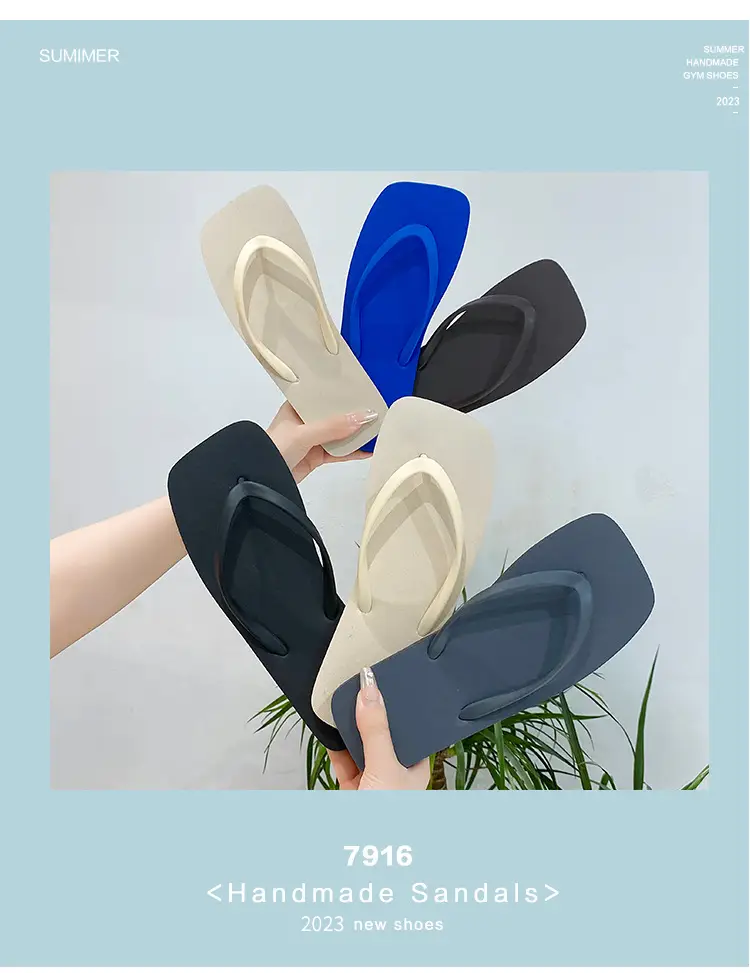 2025 Japanese Style Flip Flops Women Summer Solid Color — feature 1