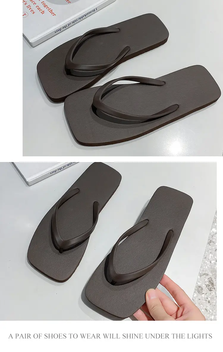 2025 Japanese Style Flip Flops Women Summer Solid Color — feature 13