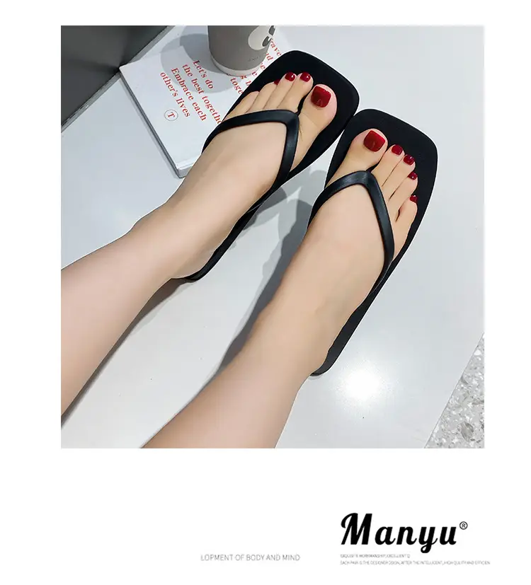 2025 Japanese Style Flip Flops Women Summer Solid Color — feature 15