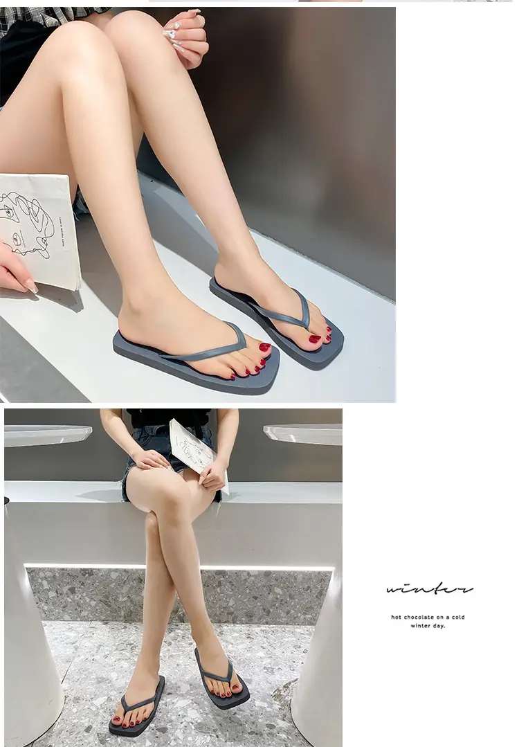 2025 Japanese Style Flip Flops Women Summer Solid Color — feature 18