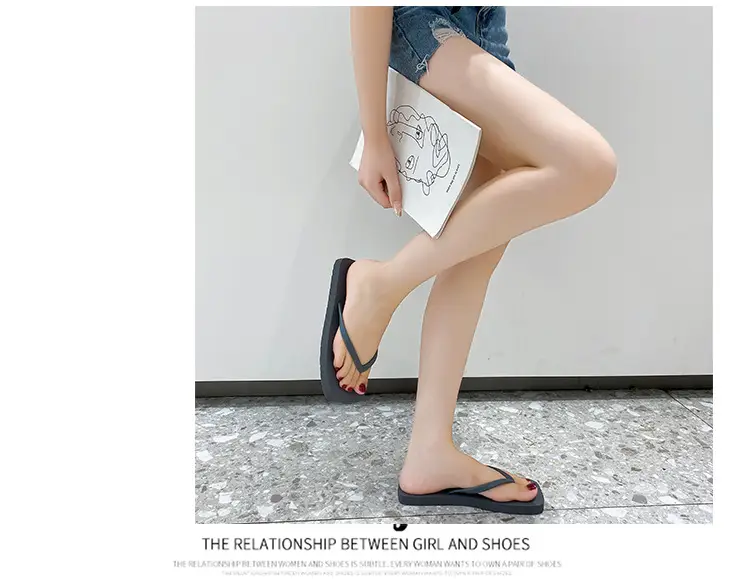 2025 Japanese Style Flip Flops Women Summer Solid Color — feature 19