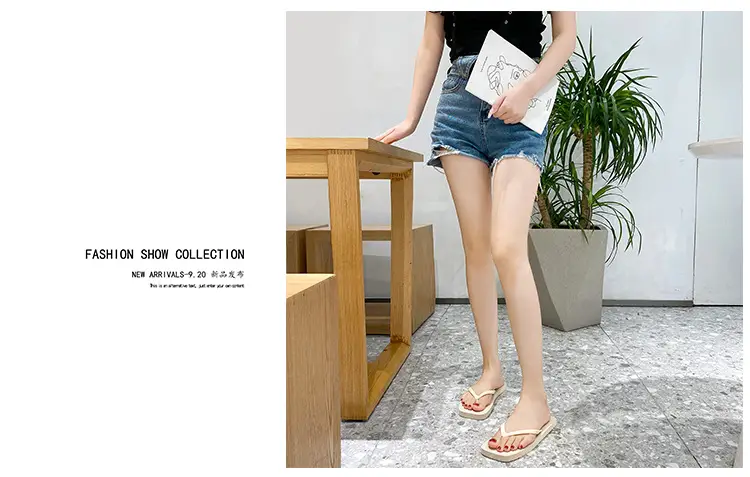 2025 Japanese Style Flip Flops Women Summer Solid Color — feature 22