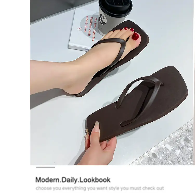 2025 Japanese Style Flip Flops Women Summer Solid Color — feature 26