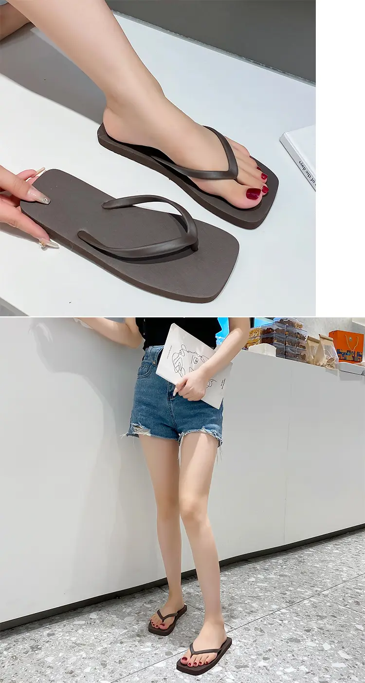 2025 Japanese Style Flip Flops Women Summer Solid Color — feature 27