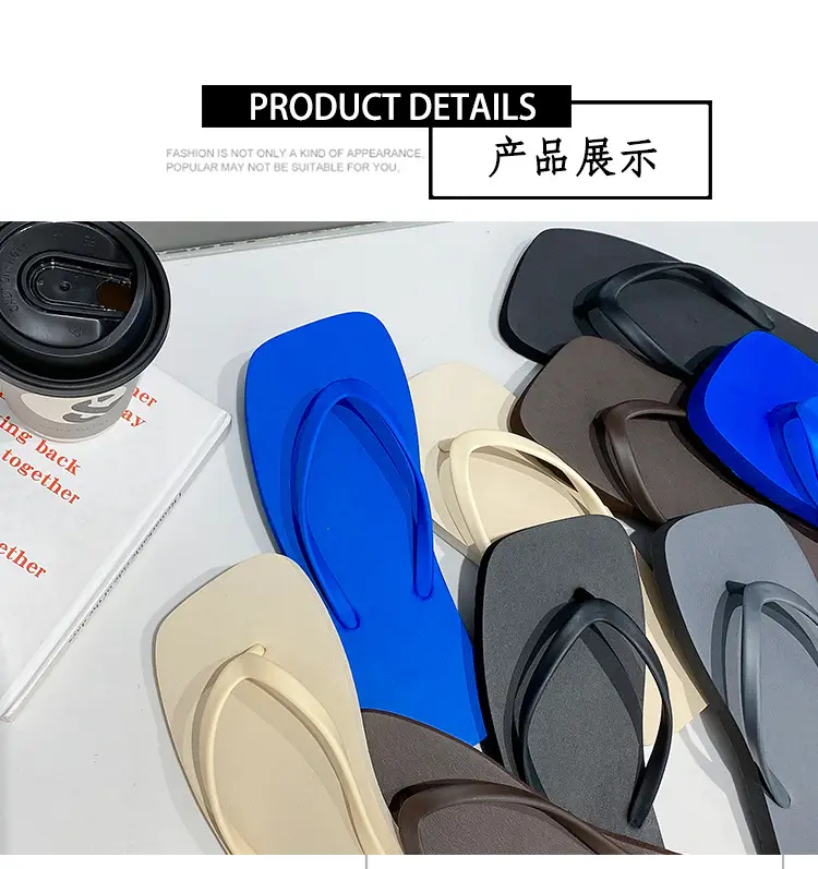 2025 Japanese Style Flip Flops Women Summer Solid Color — feature 7