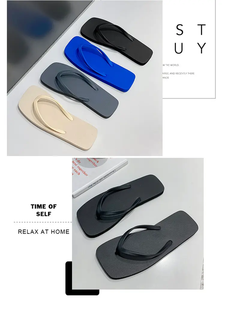 2025 Japanese Style Flip Flops Women Summer Solid Color — feature 8