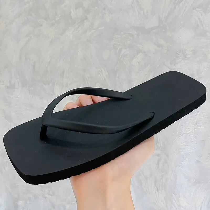 2025 Japanese Style Flip Flops Women Summer Solid Color - Image 2