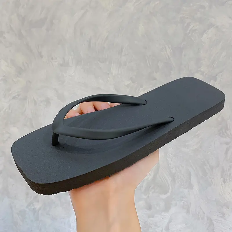 2025 Japanese Style Flip Flops Women Summer Solid Color - Image 3