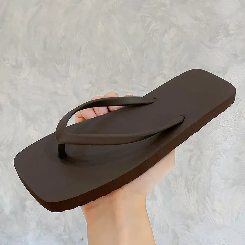 2025 Japanese Style Flip Flops Women Summer Solid Color - Image 5