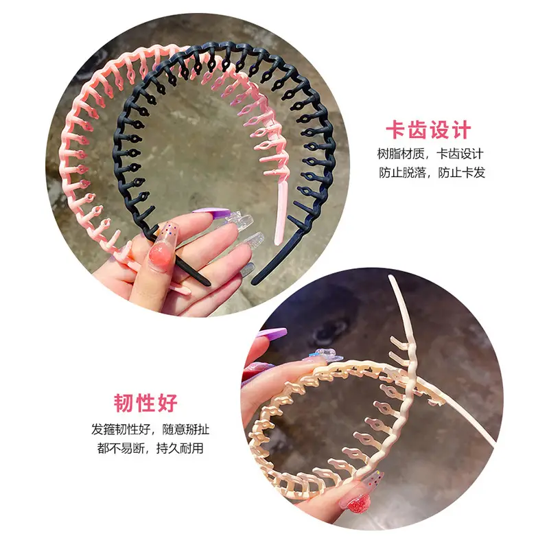 Anti-Slip Hair Clips for Girls, Teeth Design, Colorful - Image 11