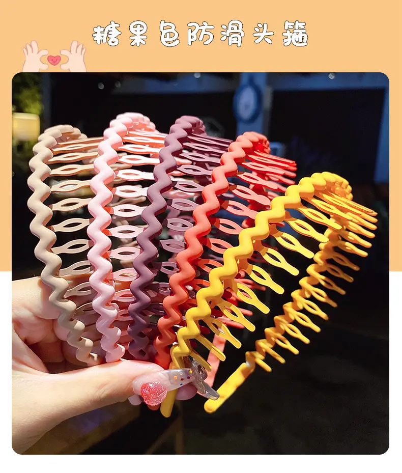 Anti-Slip Hair Clips for Girls, Teeth Design, Colorful — feature 1