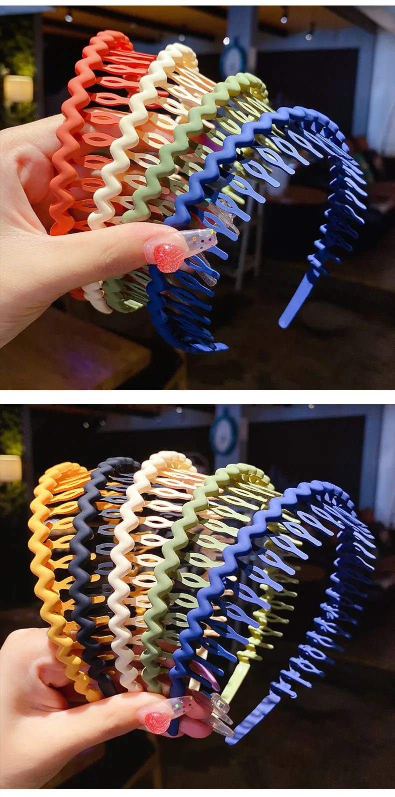 Anti-Slip Hair Clips for Girls, Teeth Design, Colorful — feature 10