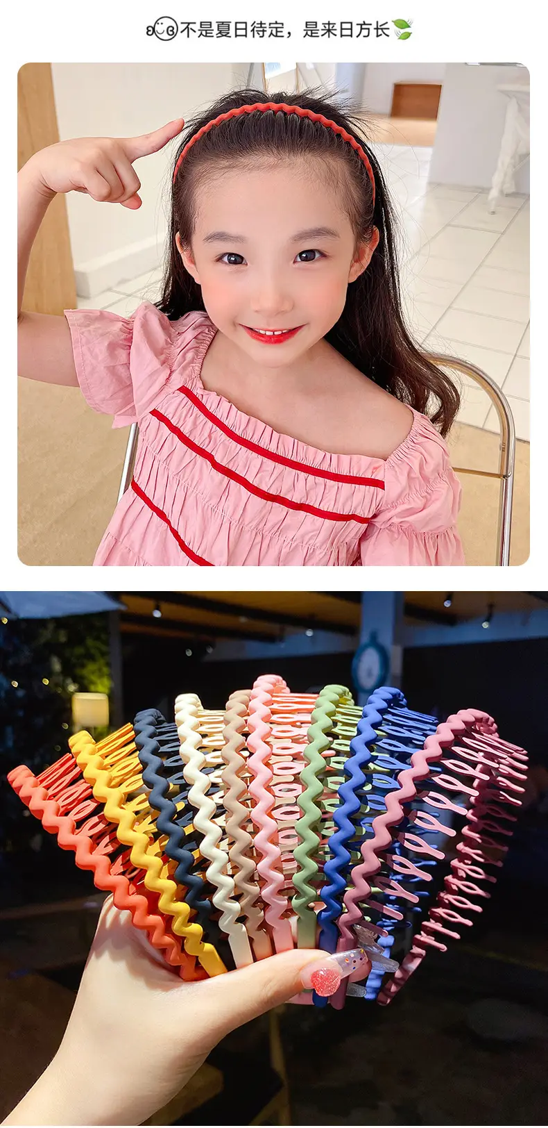 Anti-Slip Hair Clips for Girls, Teeth Design, Colorful — feature 3