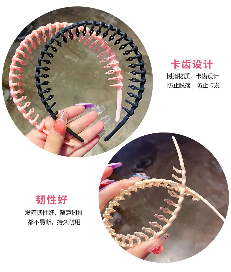 Anti-Slip Hair Clips for Girls, Teeth Design, Colorful — feature 8