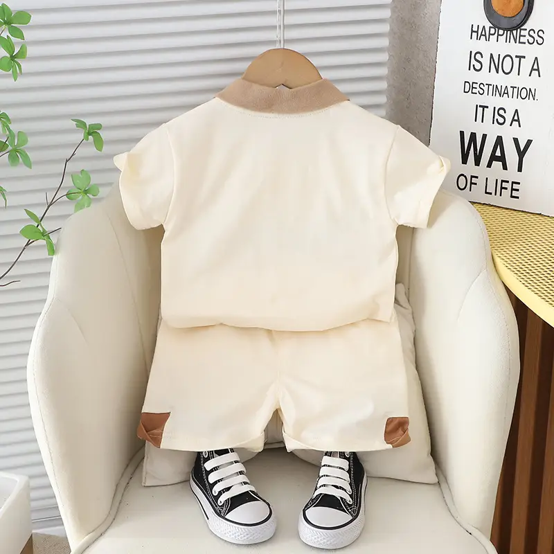 New Boys Summer Casual Suit Green 1997 Style - Image 4