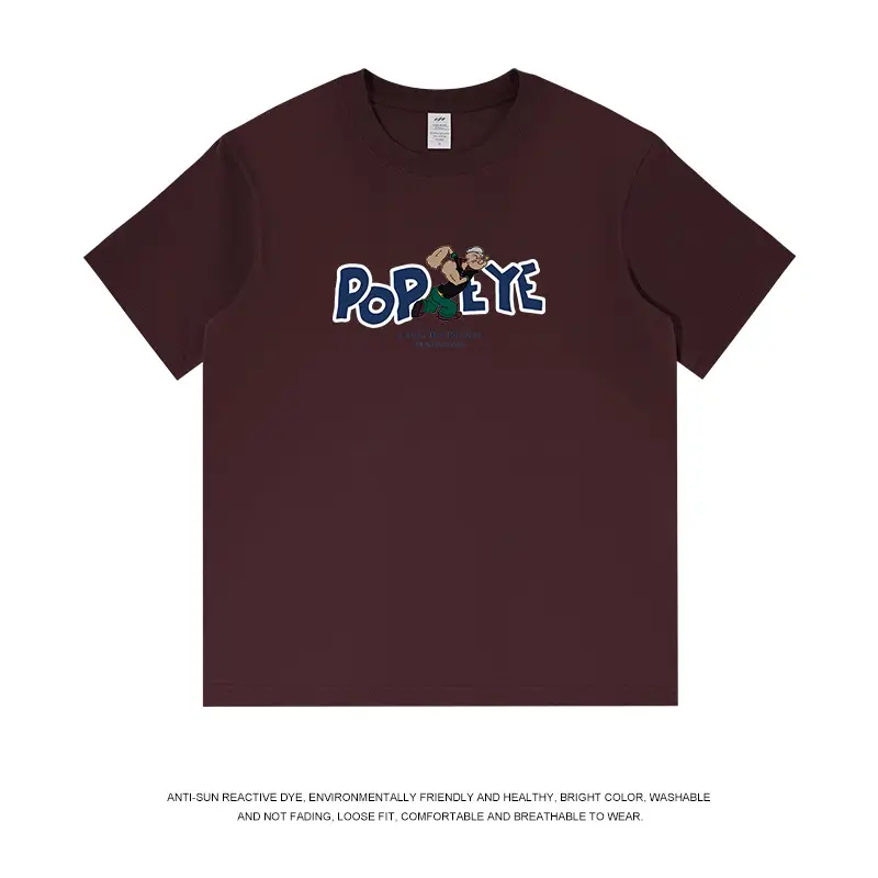 Men's PO24 T-Shirt Cotton American Summer Wear - Image 13