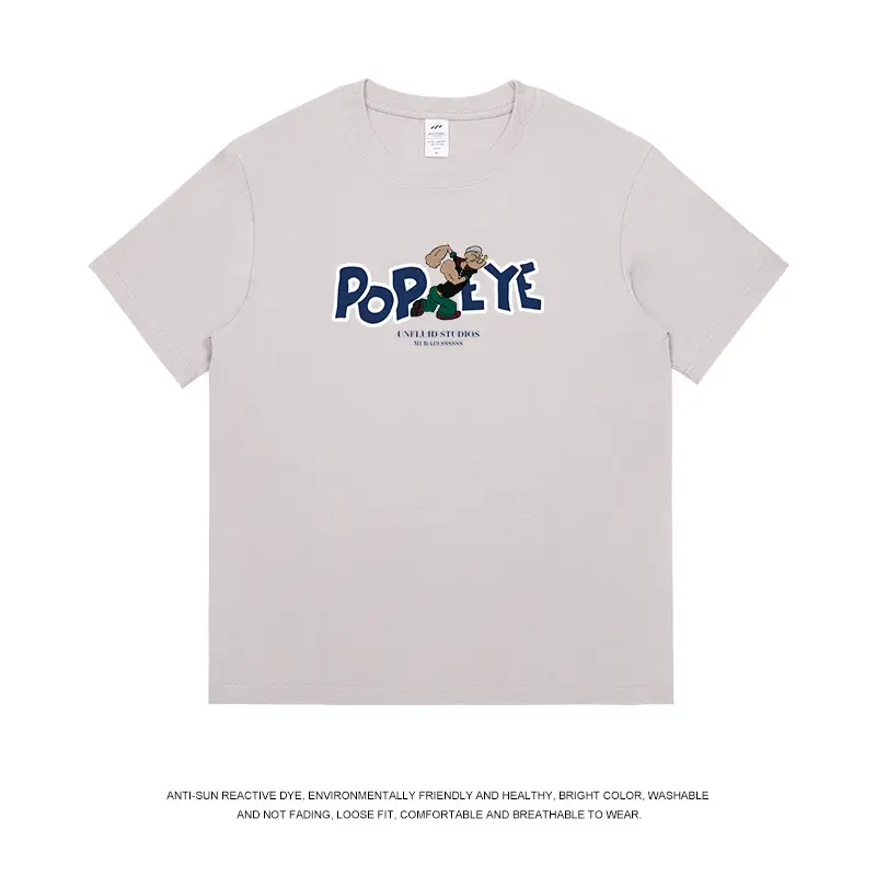 Men's PO24 T-Shirt Cotton American Summer Wear - Image 3