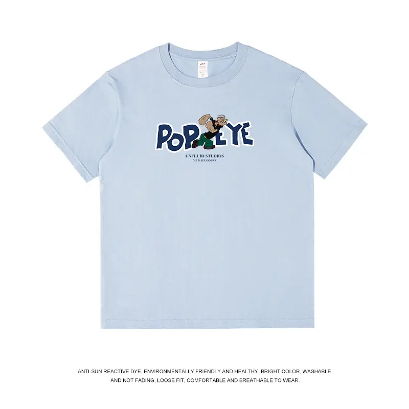Men's PO24 T-Shirt Cotton American Summer Wear - Image 4