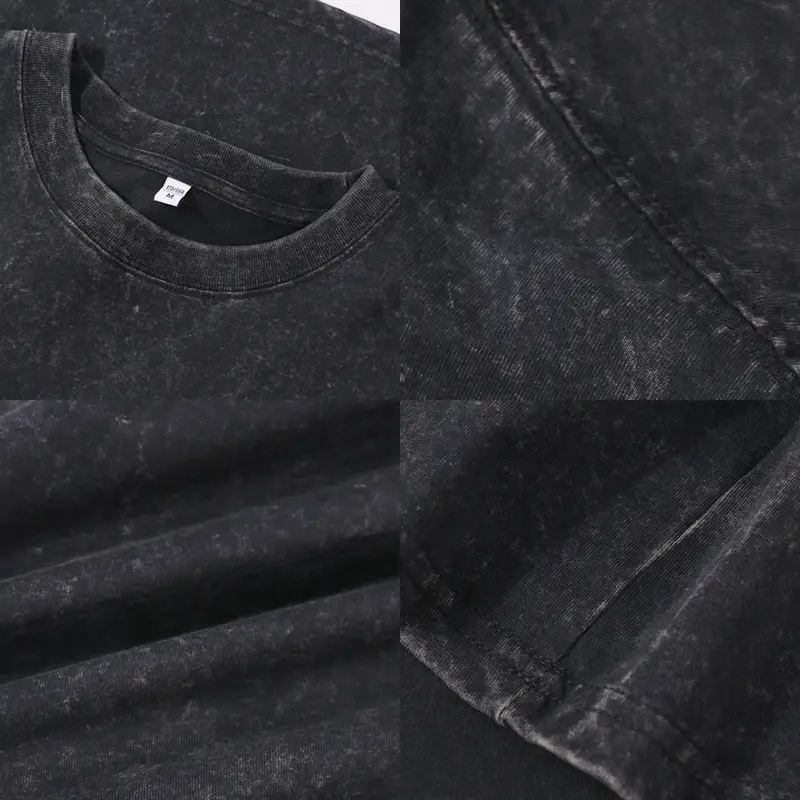 Men Women Grey Washed Oversize T-Shirt - Image 14