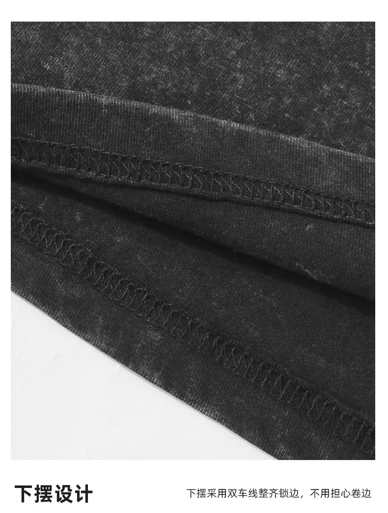 Men Women Grey Washed Oversize T-Shirt — feature 27
