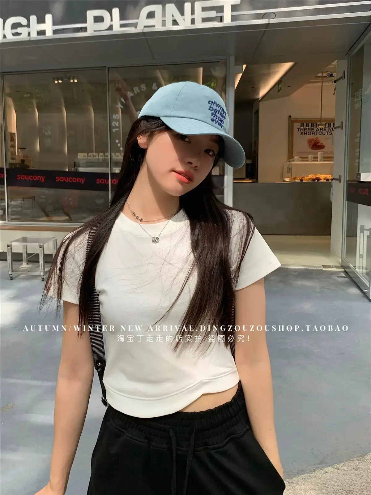 Lu Xi Korean Embroidered White Baseball Cap Women — feature 18