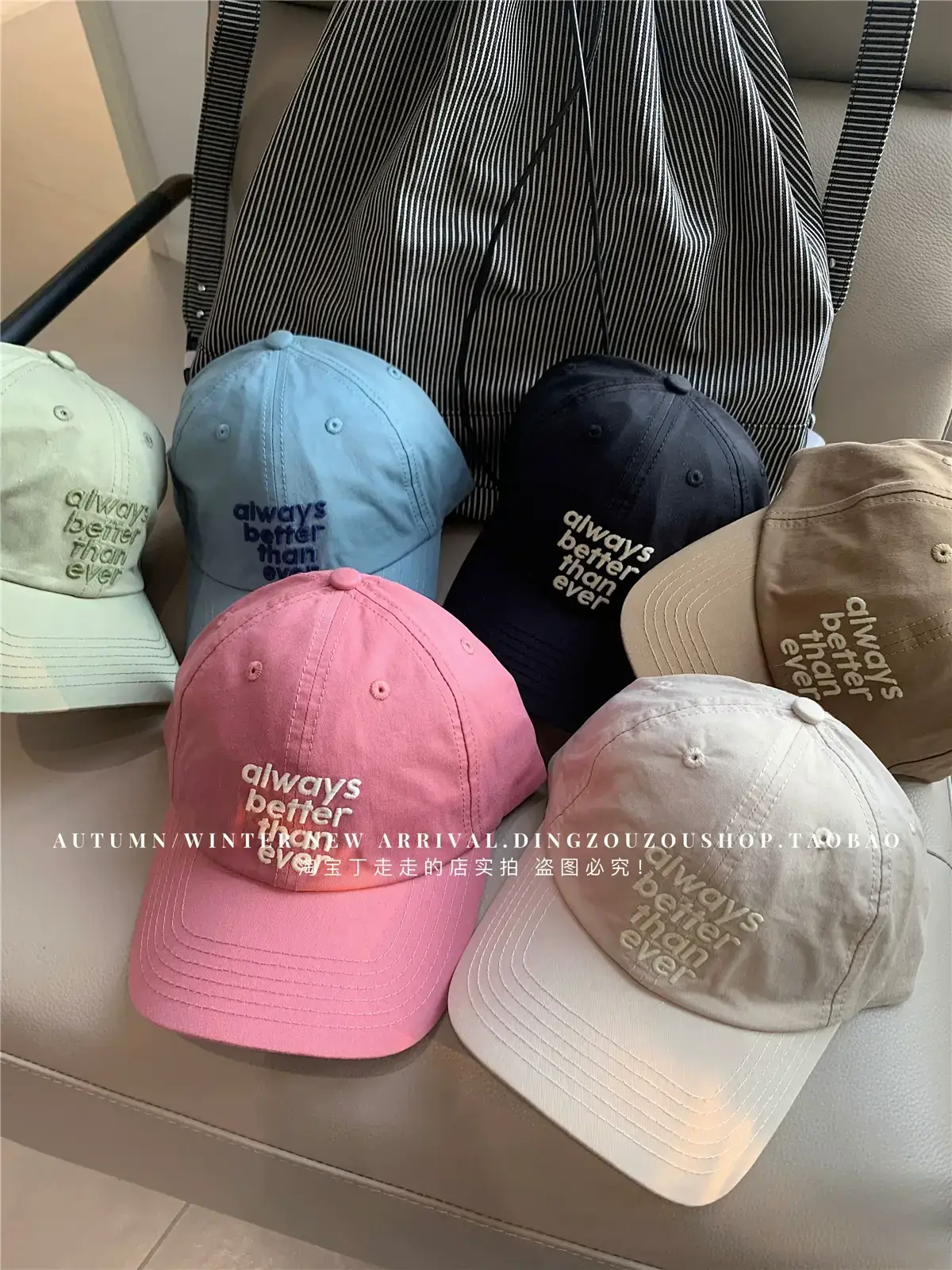 Lu Xi Korean Embroidered White Baseball Cap Women — feature 29