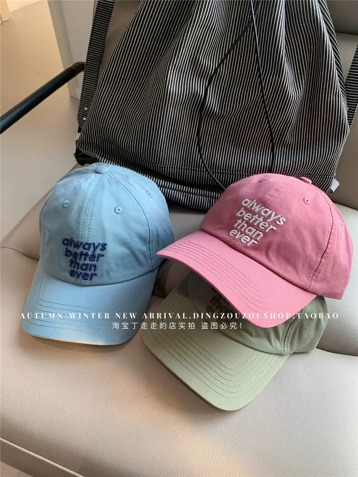 Lu Xi Korean Embroidered White Baseball Cap Women — feature 30