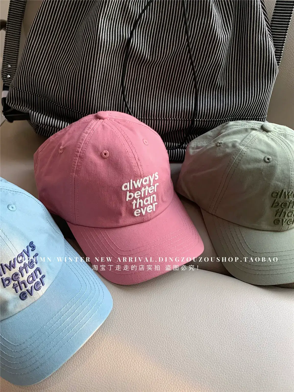 Lu Xi Korean Embroidered White Baseball Cap Women — feature 31