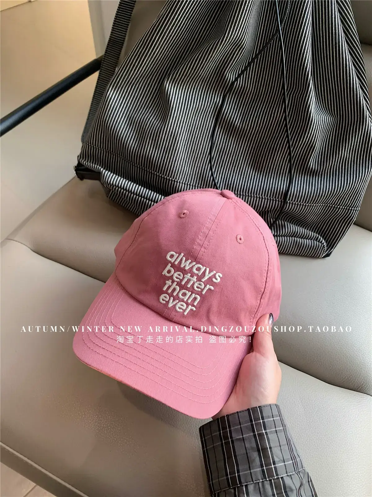 Lu Xi Korean Embroidered White Baseball Cap Women — feature 32