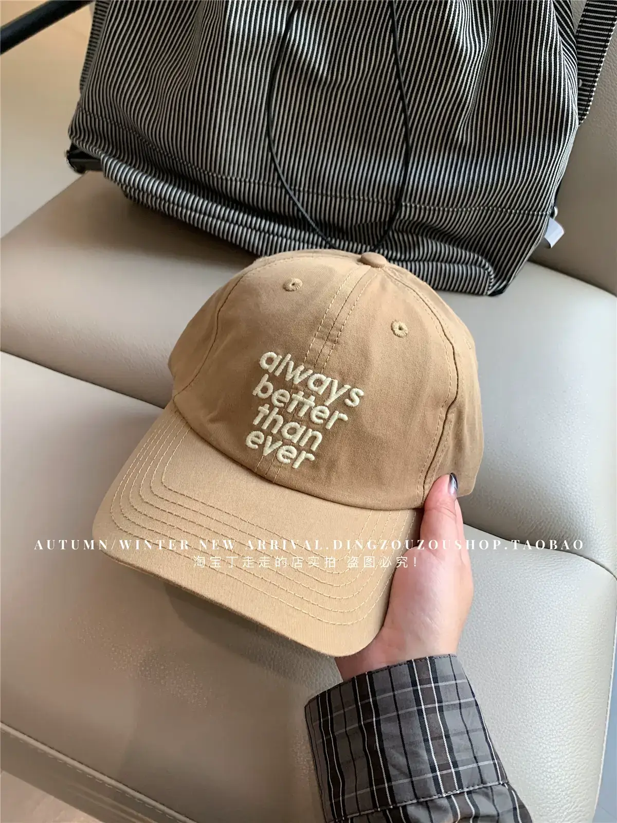 Lu Xi Korean Embroidered White Baseball Cap Women — feature 35