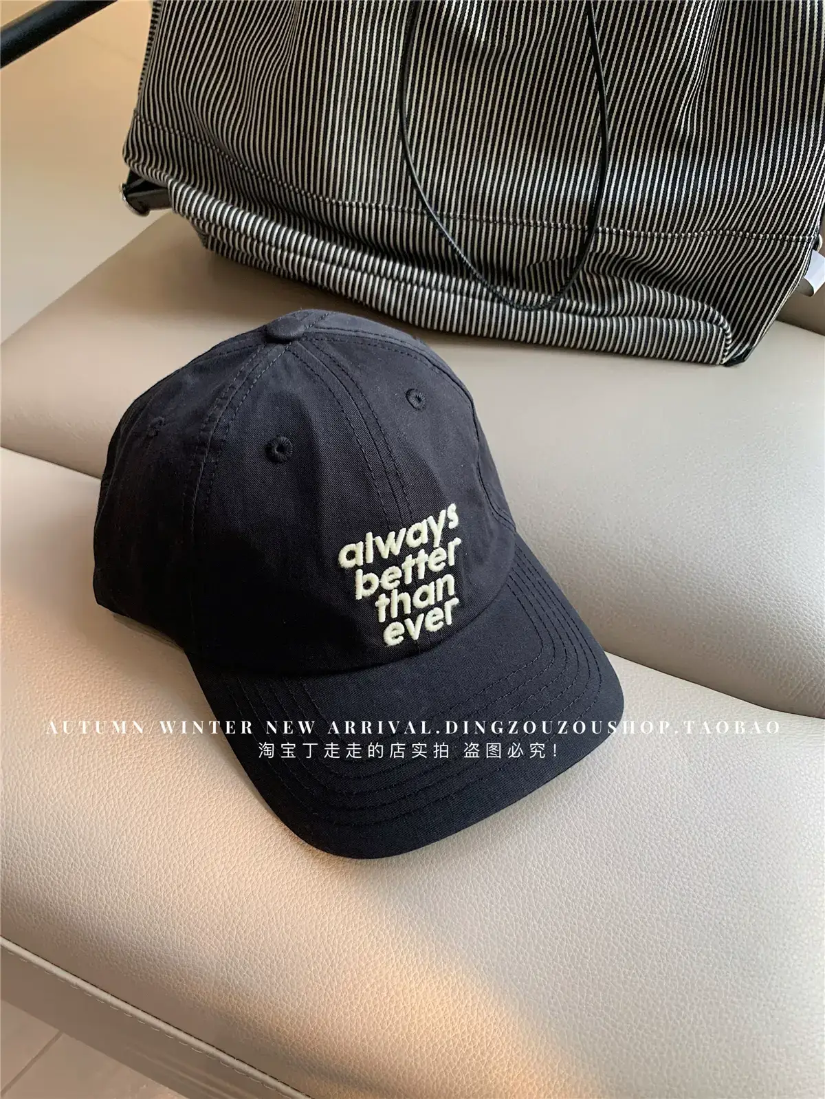 Lu Xi Korean Embroidered White Baseball Cap Women — feature 36