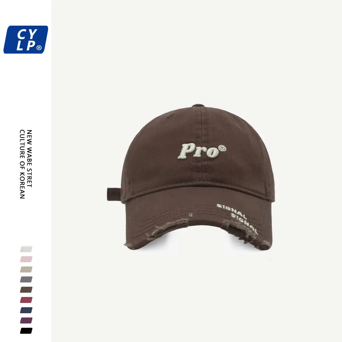 Men's Pro Embroidered Baseball Cap Navy Blue - Image 11