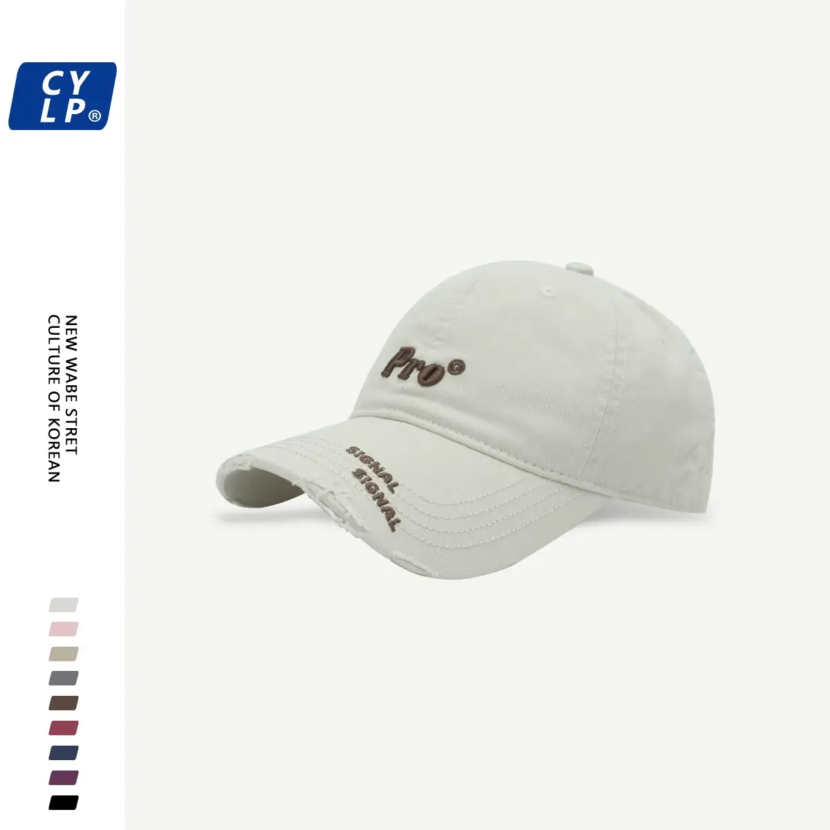 Men's Pro Embroidered Baseball Cap Navy Blue — feature 4
