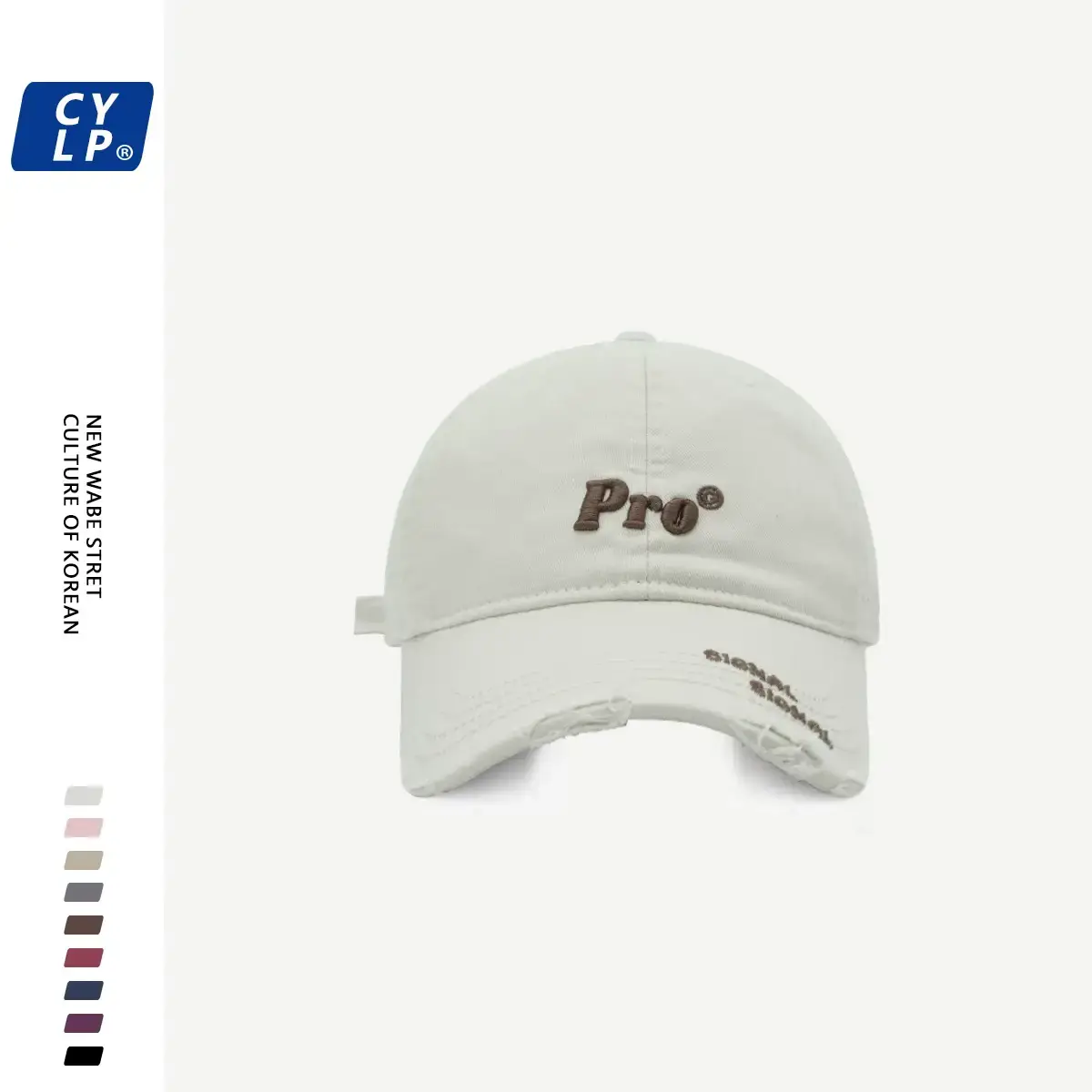 Men's Pro Embroidered Baseball Cap Navy Blue — feature 5