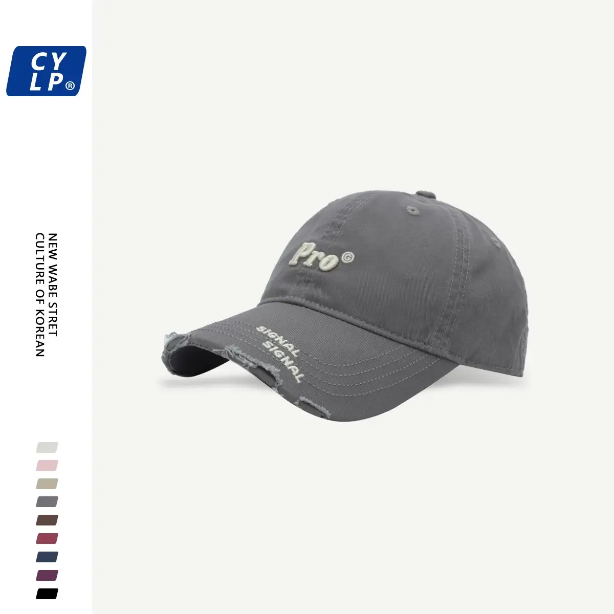 Men's Pro Embroidered Baseball Cap Navy Blue — feature 8