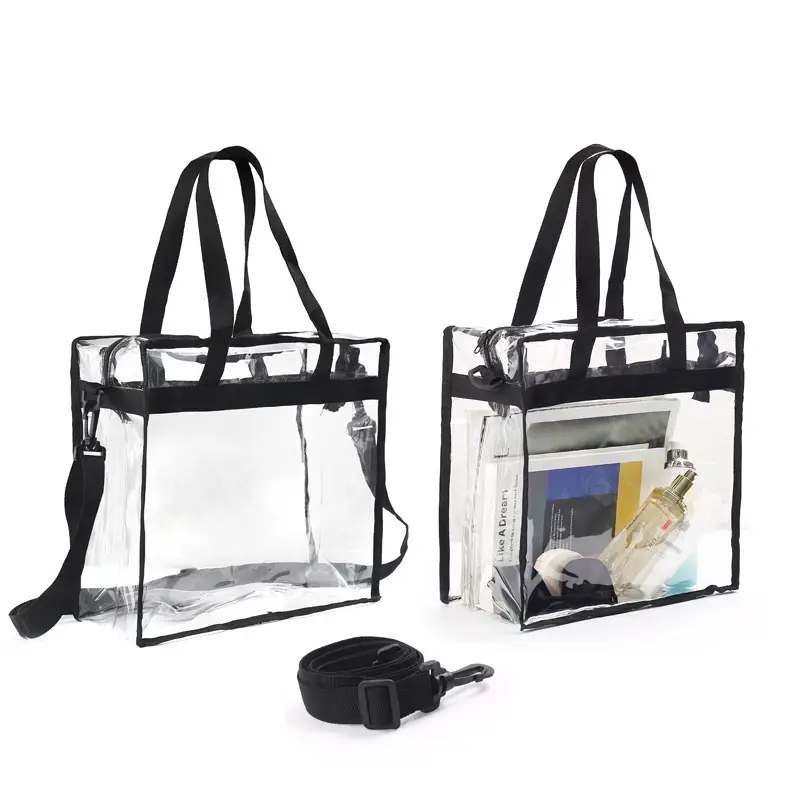 Transparent PVC Tote Bag Single Shoulder Large Capacity - Image 6